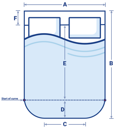 Rounded-Corner Island Mattress with Loose Bolster