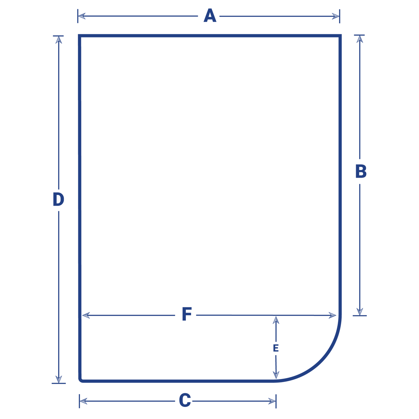 Viroclean® Memory Foam Mattress: Right Foot-End Curve