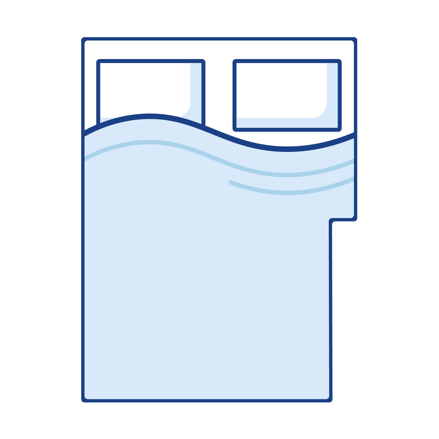 Hybrid Pocket CoolSense Mattress: Right Square Notch