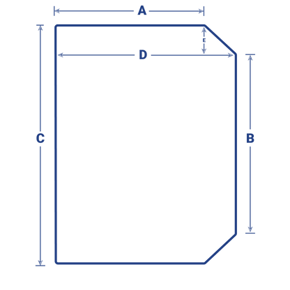 Viroclean® Memory Foam Mattress: 2-Cuts Same Side