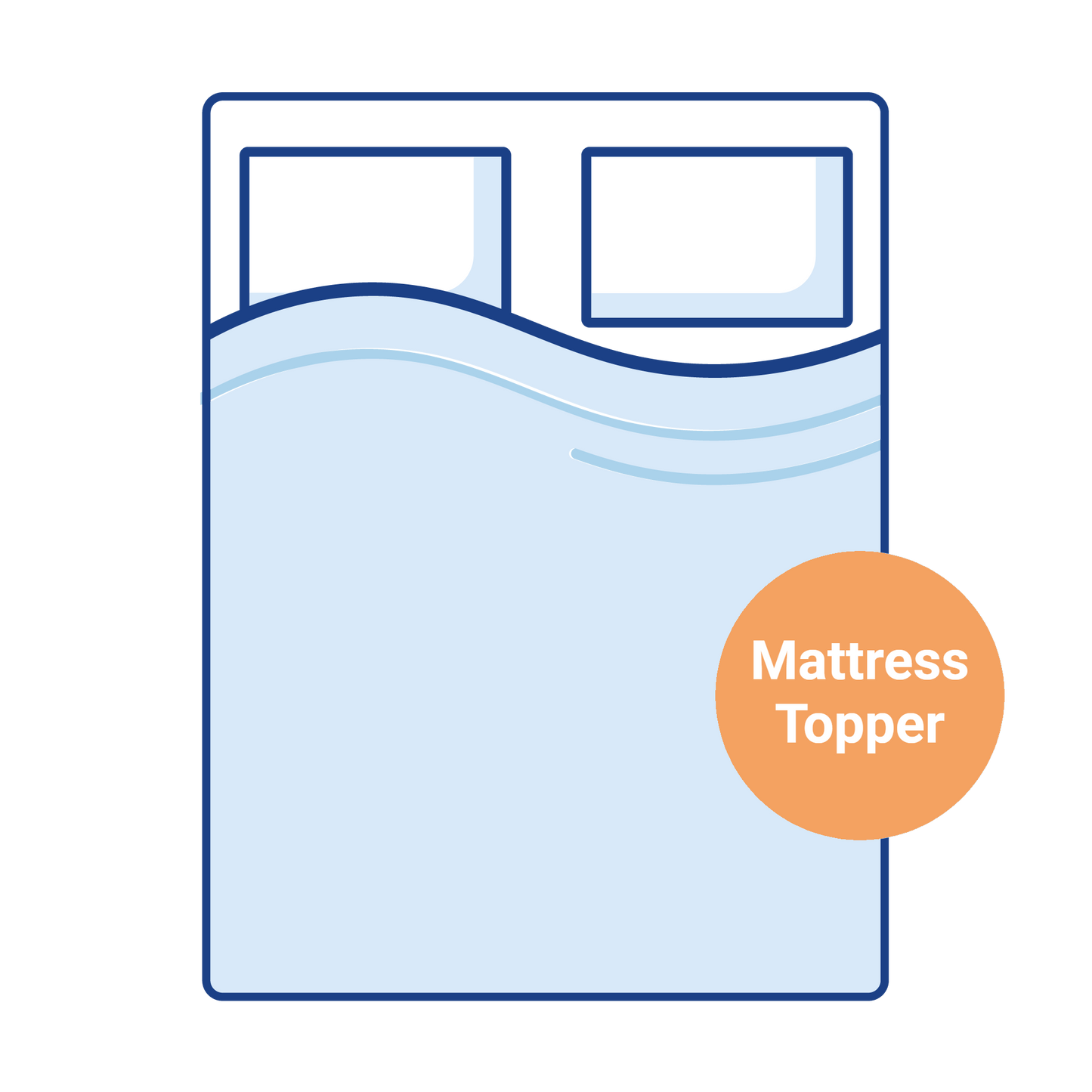Swift Sprite Compact: Front Double Mattress Topper