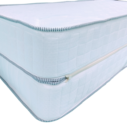 Island Mattress with Rounded Corners and Bolster Zip Attachment