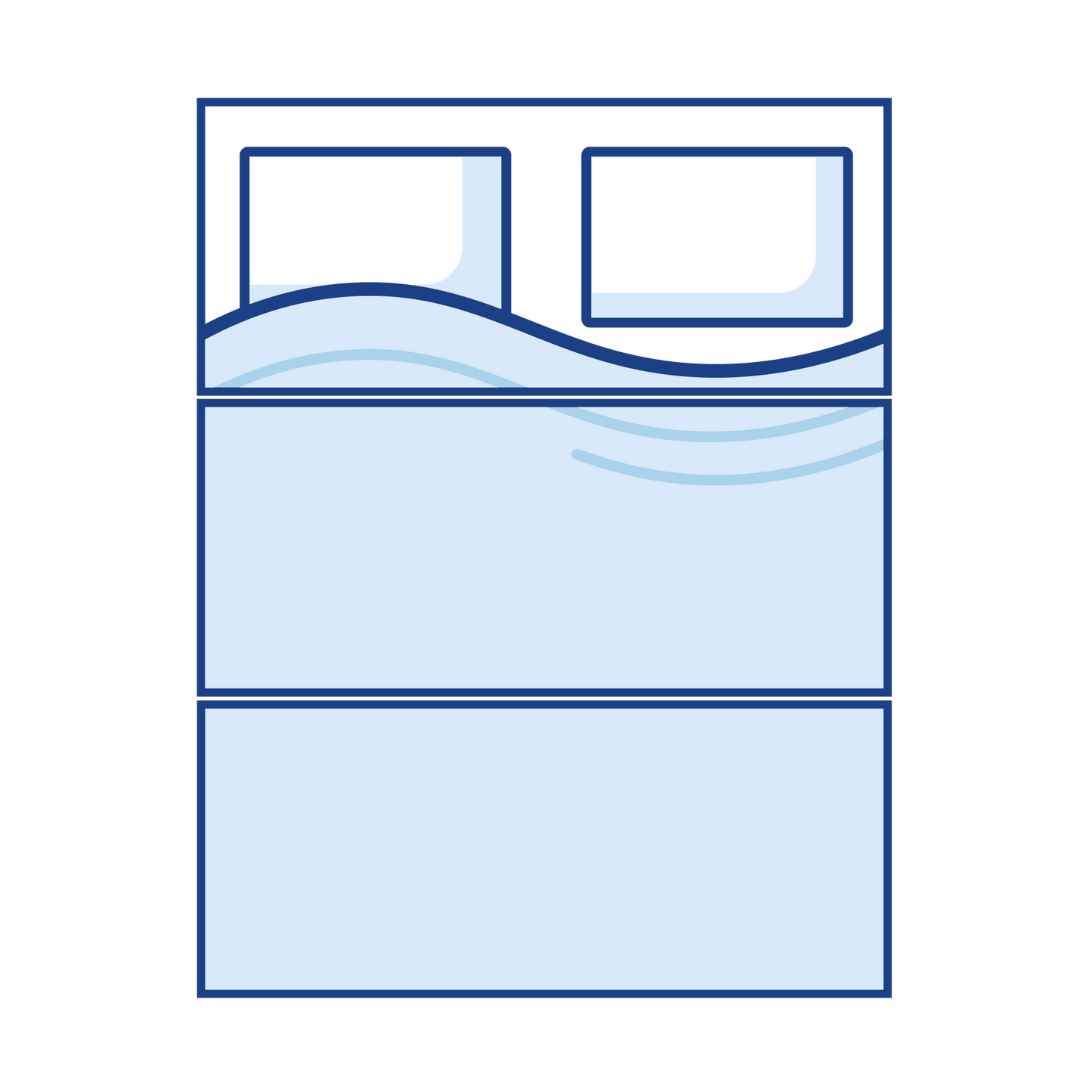 Viroclean® Memory Foam Mattress: 3-Piece Loose